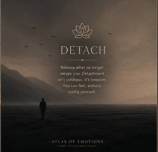 Detach — release what no longer serves you
